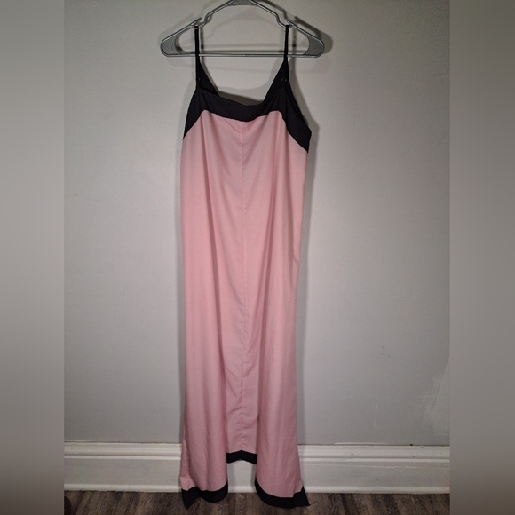 3/$15 Shien XL pink and black relaxed fit sleeveless maxi dress - Picture 3 of 7